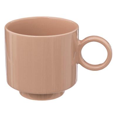 Mug Beige Rosé Nude Anse Ronde Rétro 38 cl