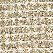 Plaid Nid D'Abeille avec Pompons Beige & Taupe 125 x 150 cm  