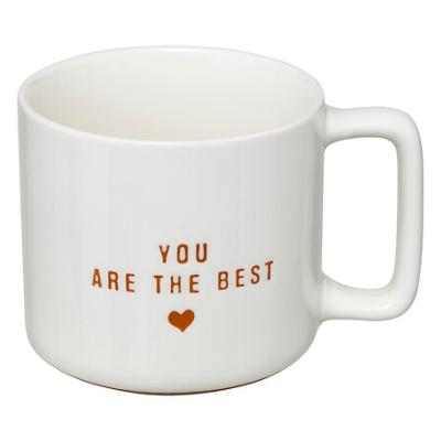Mug YOU ARE THE BEST Blanc & Terracotta 35 cl 