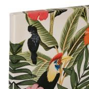 Toiles Oiseaux Tropicaux Multicolores 40 X 30 cm 