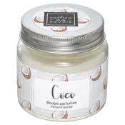 Bougie Parfumée Coco Pot en Verre Couvercle Métal 65 g