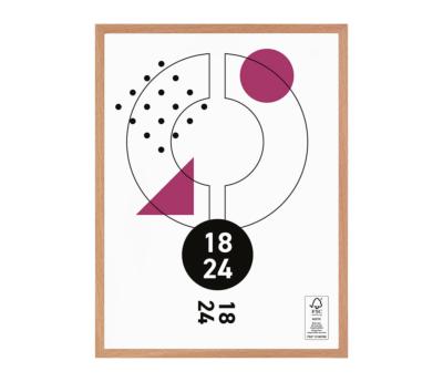 Cadre Photo Effet Bois Clair 18 x 24 cm avec clip – à poser ou à accrocher
