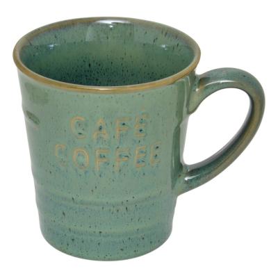 Tasse à Café « Coffee » Vert 20 cl – L. 10,5 x P. 7,8 x H. 8,2 cm