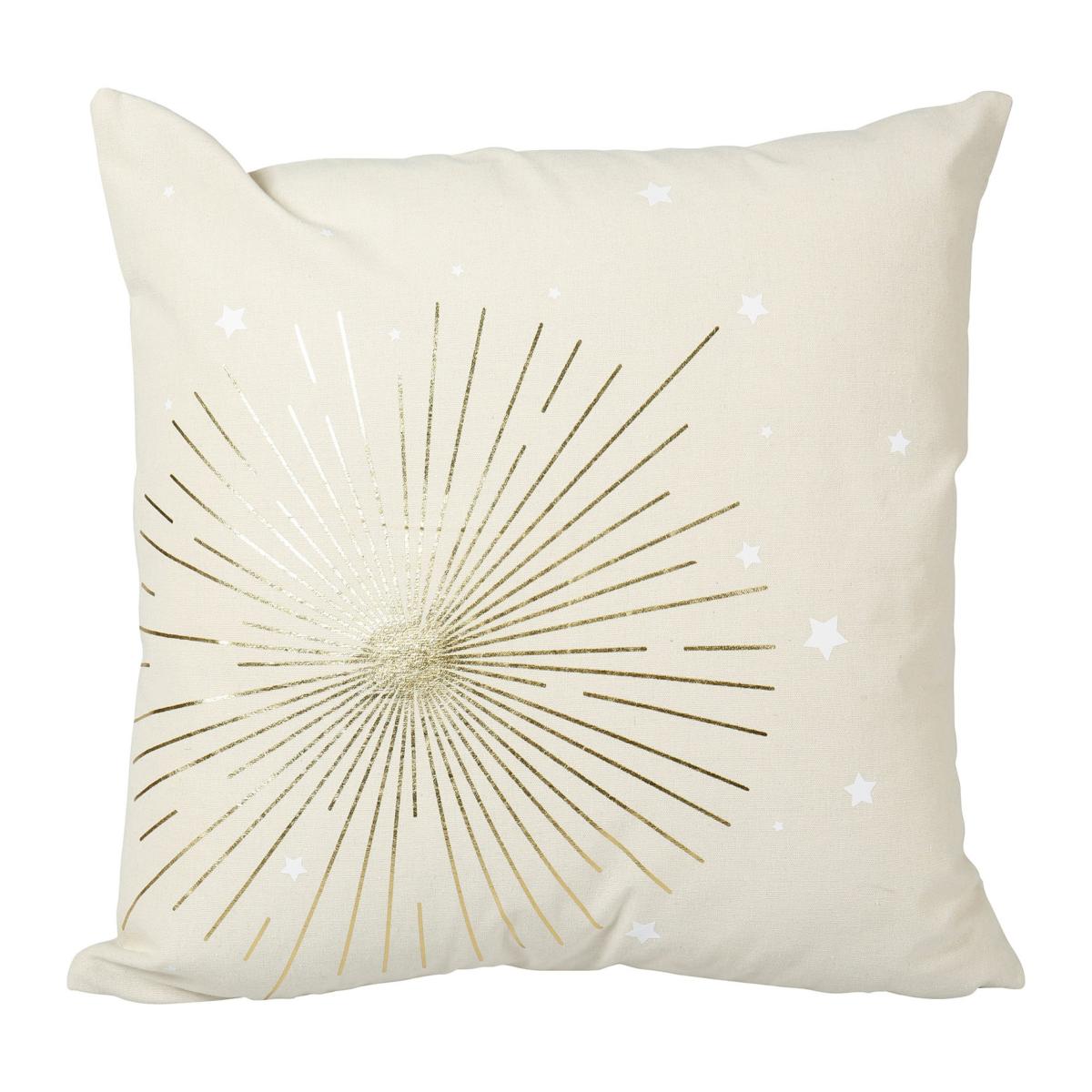 coussin beige