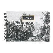 Album Photo Gravure Noir & Blanc Tropical Vintage 240 vues Rectangulaire Spirale