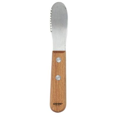 Couteau à Beurre Inox Manche en Bois COOK Lame 8 cm 