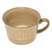 Mug Déjeuner « Café Coffee » Camel – 26 cl - L. 12,2 x H. 6,2 x P. 10 cm