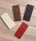 Tablette de Chocolat - St-Valentin - Je t'aime, un peu, beaucoup, passionnément, à la folie, pour toute la vie