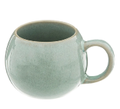 Tasse à Café Grès Vert Rond 10 cl