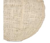 Suspension Boule Ronde Beige Naturel Tressé Ø 35 cm Non Électrique 