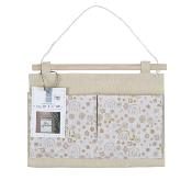 Rangement à suspendre Beige Rose Déco Chambre Enfant 41 x 31 cm