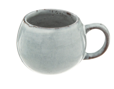 Tasse à Café Grès Gris Rond 10 cl  