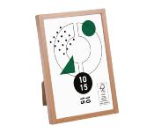 Cadre Photo Effet Bois Clair 10 x 15 cm avec clip – à poser ou à accrocher