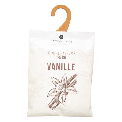 Lot de 3 Sachets Parfumés Vanille avec Cintre 25 g 