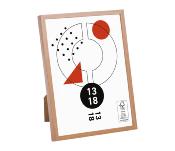 Cadre Photo Effet Bois Clair 13 x 18 cm avec clip – à poser ou à accrocher
