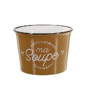 Bol Soupe Céramique 50 cl Jaune / Rouge / Vert