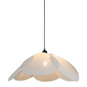 Suspension Pétales Fleur Beige Tissu & Métal D.69 x H.23 cm