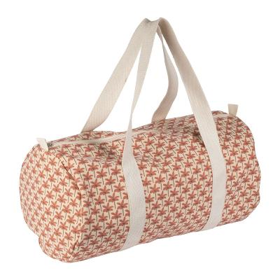 Sac de Voyage Fleur Terracotta & Beige 50 x 26 x 26 cm 