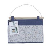 Rangement à suspendre Bleu Terrazzo Déco Chambre Enfant 41 x 31 cm