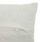Coussin Jacquard Beige Lin Ethnique 38 x 38 cm 