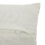 Coussin Jacquard Beige Lin Ethnique 38 x 38 cm 