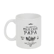 Mug Meilleur PAPA Millésime Café du Gourmet Noir & Blanc 30 cl