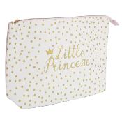 Trousse de Toilette Rose/Blanc/Doré Little Princesse Fille 37 x 23 x 10 cm 